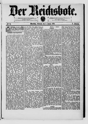 Der Reichsbote vom 04.01.1882