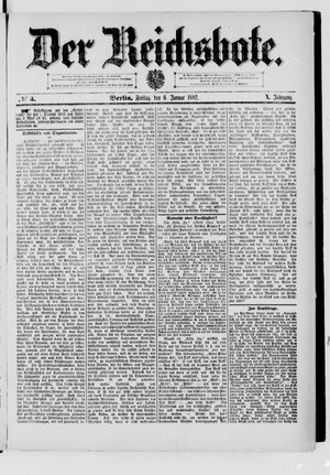 Der Reichsbote on Jan 6, 1882