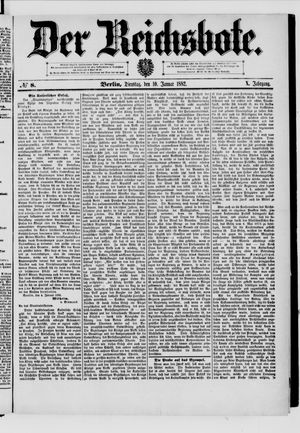 Der Reichsbote vom 10.01.1882