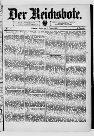 Der Reichsbote vom 13.01.1882