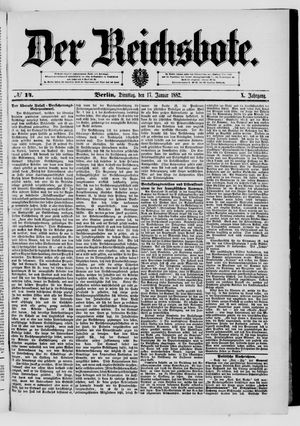 Der Reichsbote vom 17.01.1882
