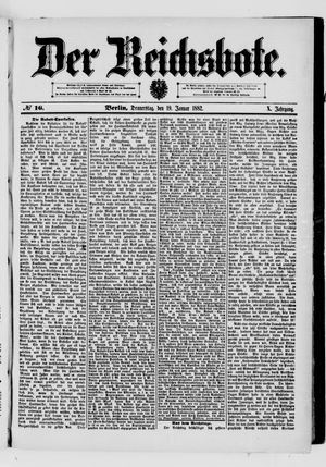Der Reichsbote vom 19.01.1882