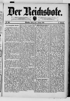 Der Reichsbote on Feb 3, 1882