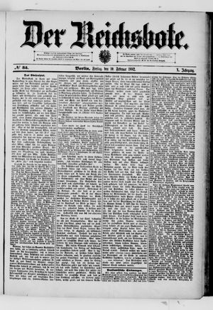 Der Reichsbote on Feb 10, 1882