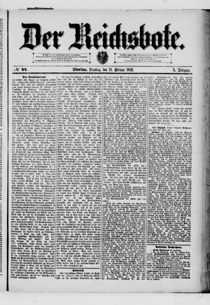 Der Reichsbote on Feb 21, 1882