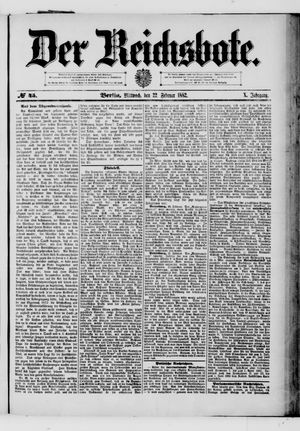 Der Reichsbote vom 22.02.1882