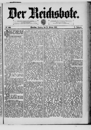 Der Reichsbote on Feb 28, 1882