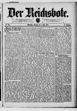 Der Reichsbote on Mar 1, 1882