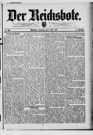 Der Reichsbote on Mar 2, 1882