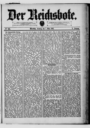 Der Reichsbote on Mar 7, 1882