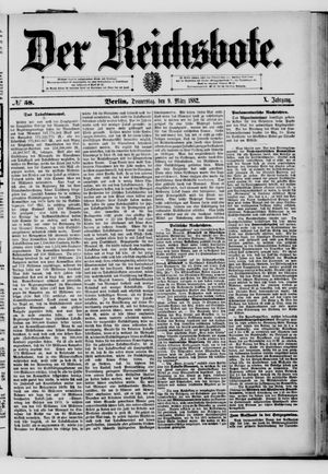 Der Reichsbote on Mar 9, 1882