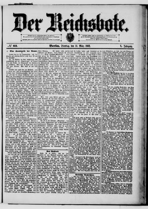 Der Reichsbote on Mar 14, 1882