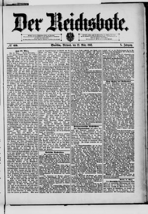 Der Reichsbote on Mar 22, 1882
