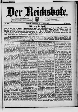 Der Reichsbote vom 23.03.1882