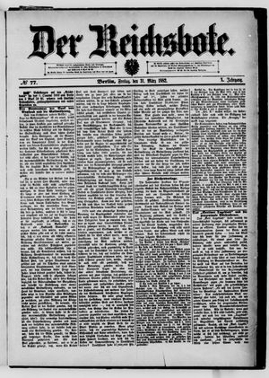 Der Reichsbote vom 31.03.1882