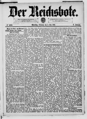 Der Reichsbote vom 03.05.1882