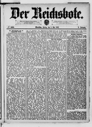 Der Reichsbote on May 5, 1882