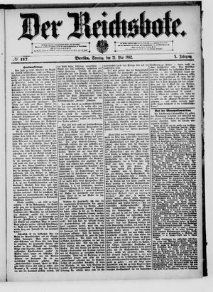 Der Reichsbote vom 21.05.1882