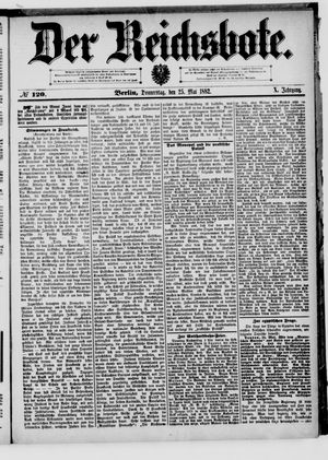 Der Reichsbote on May 25, 1882