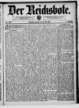 Der Reichsbote vom 28.05.1882