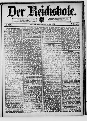 Der Reichsbote on Jun 1, 1882