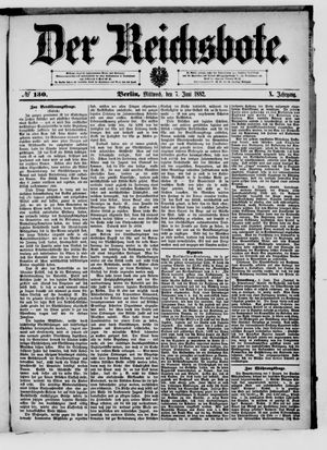 Der Reichsbote vom 07.06.1882