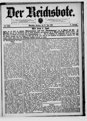 Der Reichsbote on Jun 25, 1882
