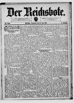 Der Reichsbote vom 29.06.1882