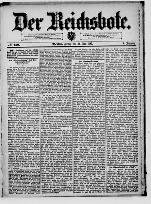 Der Reichsbote vom 30.06.1882