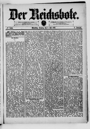 Der Reichsbote vom 02.07.1882