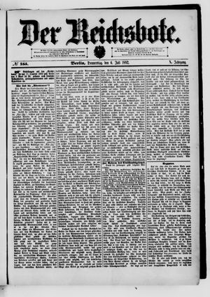 Der Reichsbote on Jul 6, 1882
