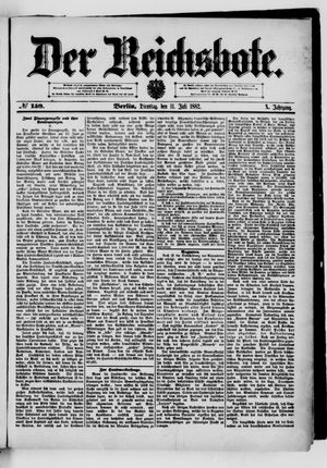 Der Reichsbote vom 11.07.1882