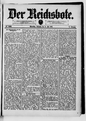 Der Reichsbote on Jul 12, 1882