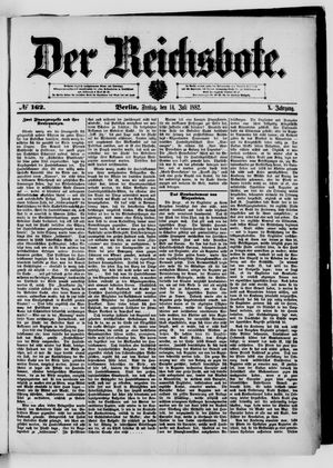 Der Reichsbote vom 14.07.1882