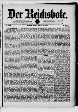 Der Reichsbote vom 19.07.1882