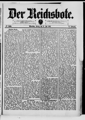 Der Reichsbote vom 21.07.1882