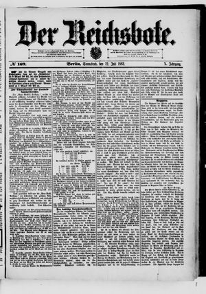 Der Reichsbote on Jul 22, 1882