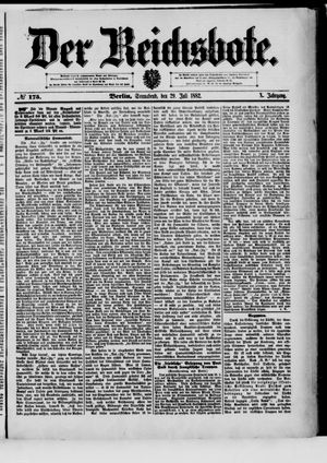 Der Reichsbote on Jul 29, 1882