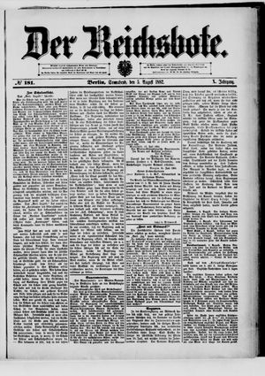 Der Reichsbote vom 05.08.1882