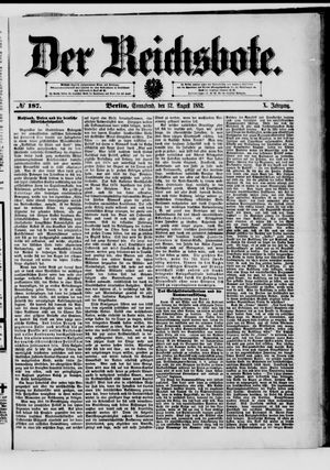 Der Reichsbote vom 12.08.1882