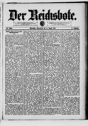 Der Reichsbote vom 19.08.1882