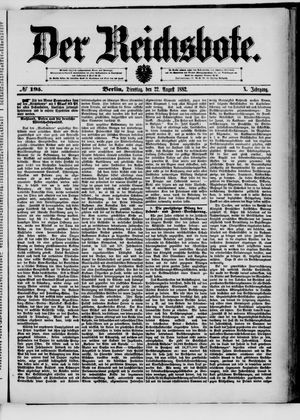 Der Reichsbote vom 22.08.1882