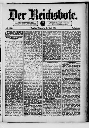 Der Reichsbote vom 23.08.1882