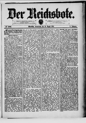 Der Reichsbote vom 26.08.1882