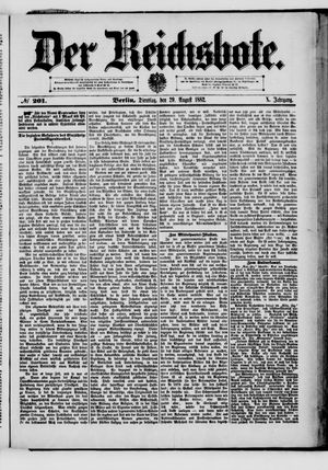 Der Reichsbote vom 29.08.1882