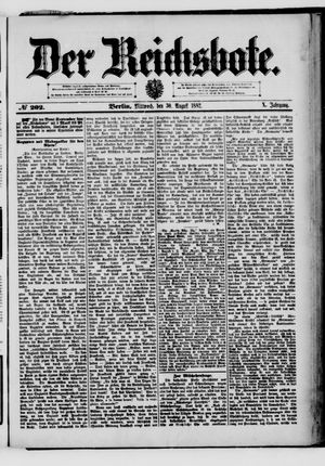 Der Reichsbote vom 30.08.1882