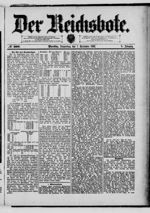Der Reichsbote vom 07.09.1882