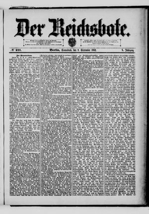 Der Reichsbote vom 09.09.1882
