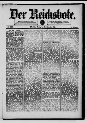 Der Reichsbote vom 29.09.1882