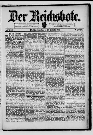 Der Reichsbote vom 30.09.1882